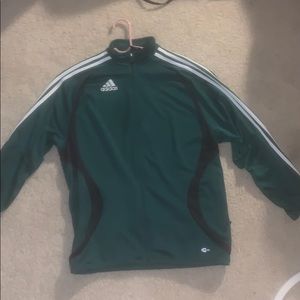 Adidas Green Zip Up Jacket